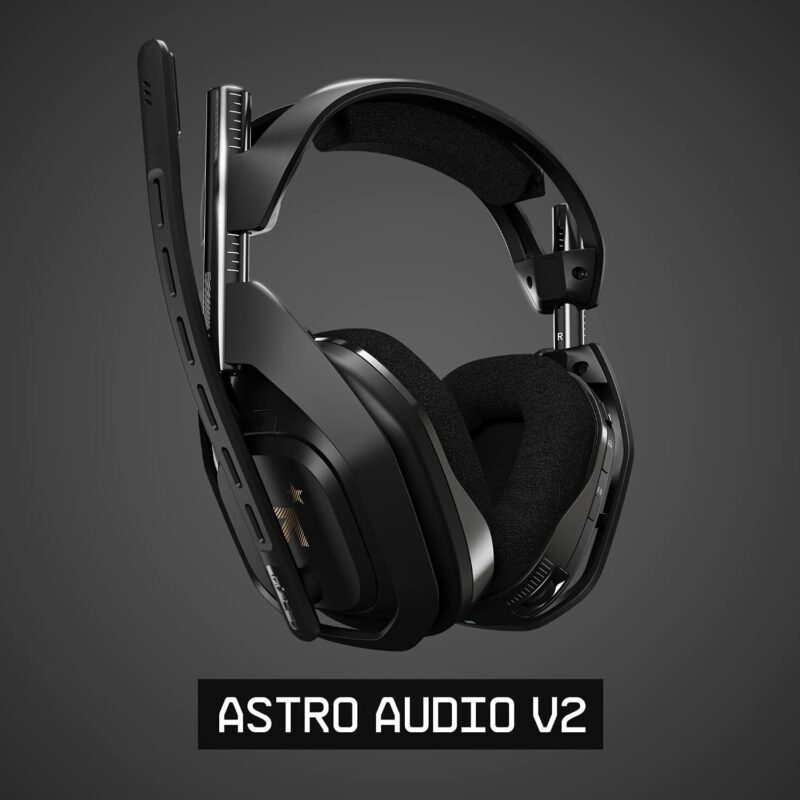 سماعة جيمنج استروا لاسلكية ASTRO Gaming A50 Wireless Headset + Base Station Gen 4- أسود (اوبن بوكس)