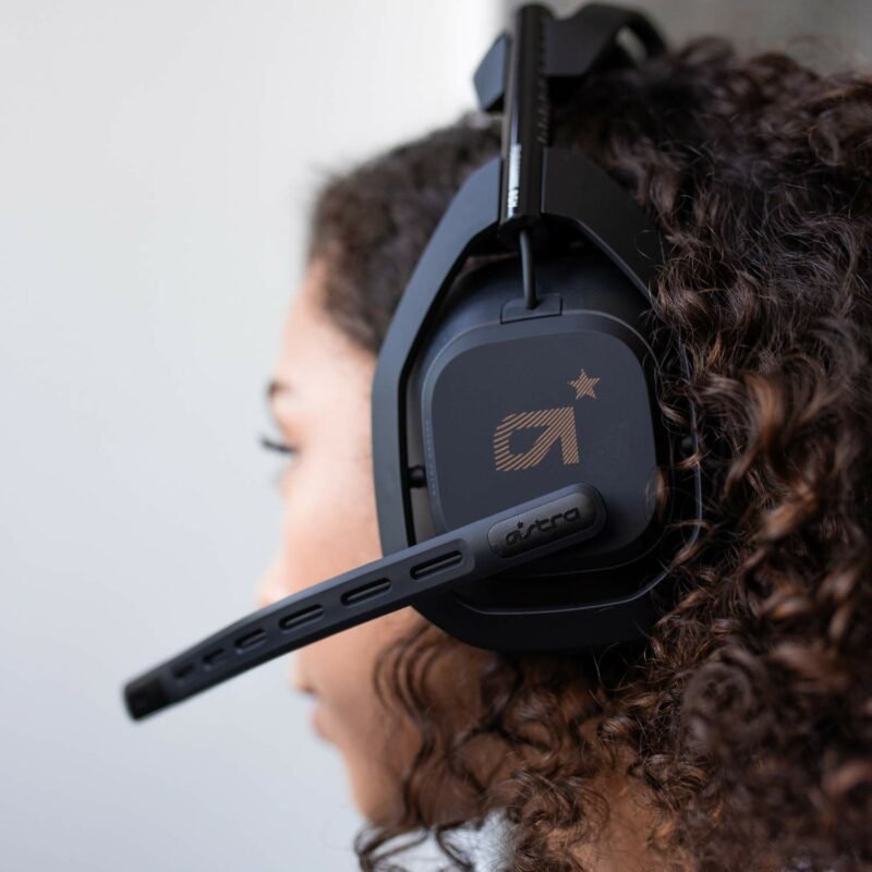 ⁦سماعة جيمنج استروا لاسلكية ASTRO Gaming A50 Wireless Headset + Base Station Gen 4- أسود (اوبن بوكس)⁩ - الصورة ⁦3⁩